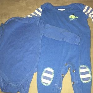 Onesie & pj 0-3 months